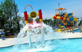 Splash Pad Tipping Buckets